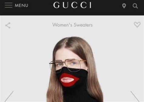 white face sweater gucci|Gucci boycott.